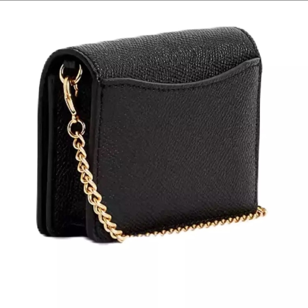 Never used mini black Coach on chain (original chain.) - Picture 2 of 6